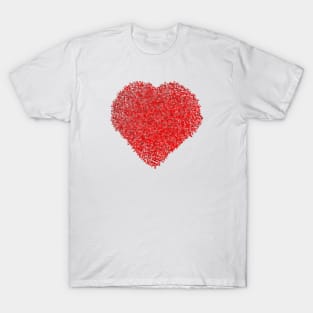 Heart-shaped Design T-Shirt